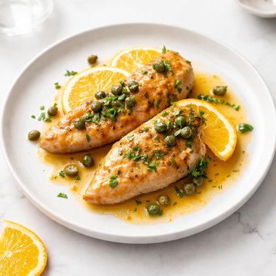 Image of Orange Piccata Chicken