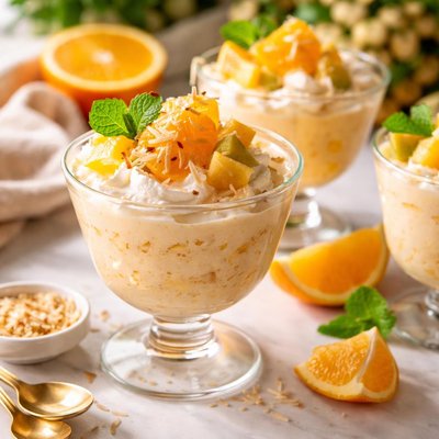 Image of Orange Pineapple Dessert