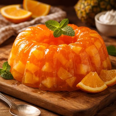 Image of Orange Pineapple Gelatin