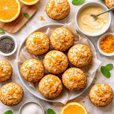 Image of Orange Poppy Muffins