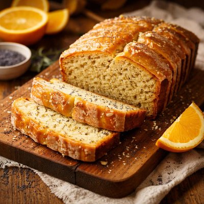 Image of Orange Poppy Seed Bread