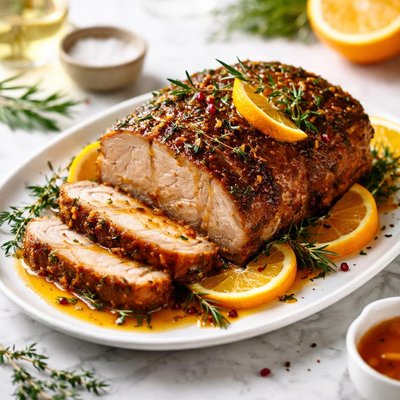 Image of Orange Pork Roast with Herbs