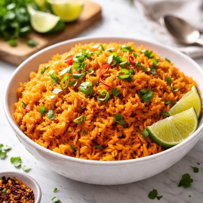 Orange Rice Natural Orange Rice Rice Cooker Recipe