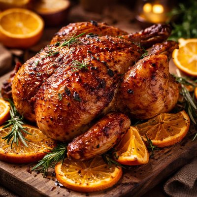 Image of Orange Roast Chicken