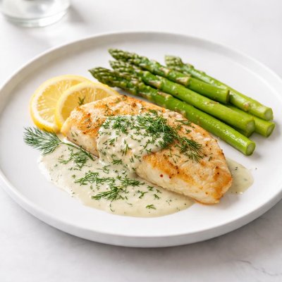 Image of Orange Roughy with Dill Sauce