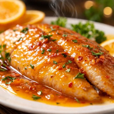 Image of Orange Sauced Tilapia