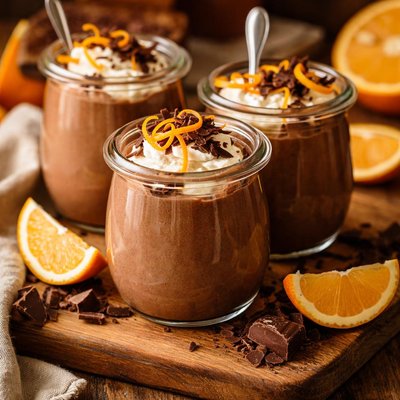 Image of Orange Scented Chocolate Mousse