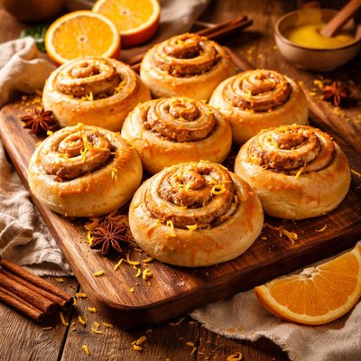 Image of Orange Scented Cinnamon Rolls