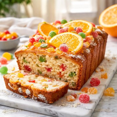 Image of Orange Slice Gumdrop Cake