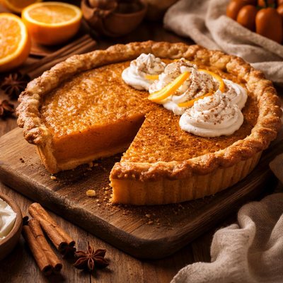 Image of Orange Spice Pumpkin Pie