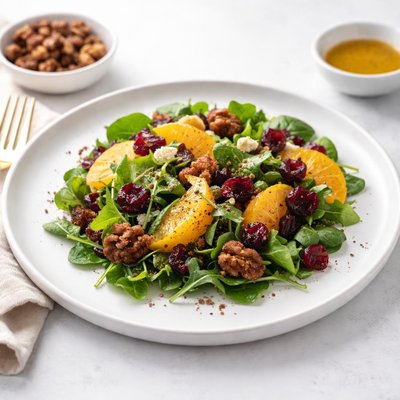 Image of Orange Spiced Walnut and Dried Cranberry Salad
