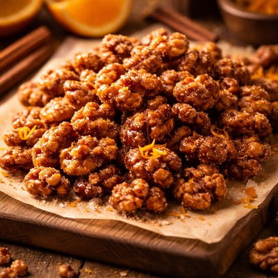 Image of Orange Sugared Walnuts