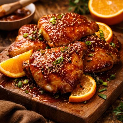 Image of Orange Teriyaki Glazed Chicken