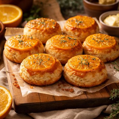 Image of Orange Upside Down Oven Biscuits