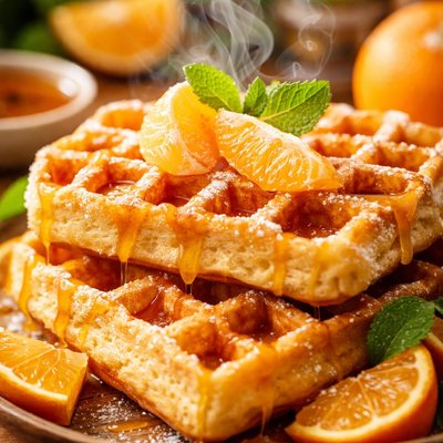 Image of Orange Waffles