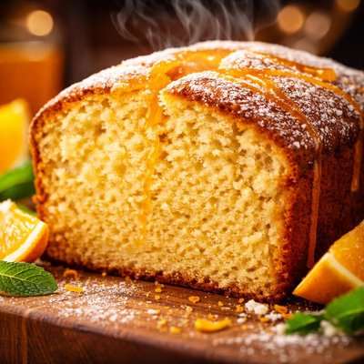 Image of Orange Yogurt Cake Bizcocho De Naranja