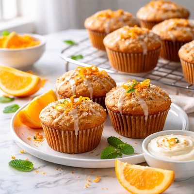 Orange Yogurt Muffins Recipe