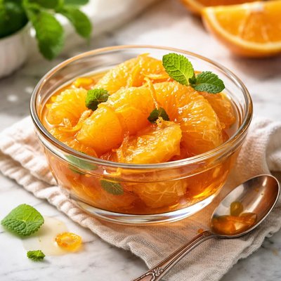 Image of Oranges in Orange Syrup