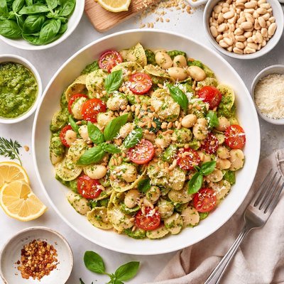 Image of Orecchiette with White Beans Pesto from Health Magazine