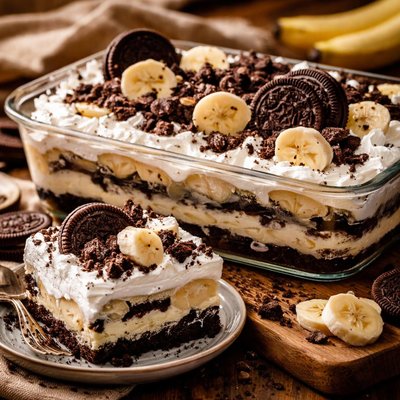 Image of Oreo Banana Dessert