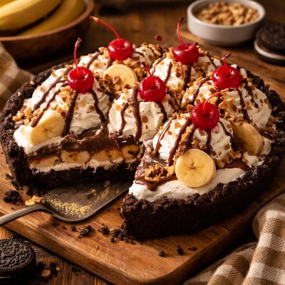 Image of Oreo Banana Split Pie
