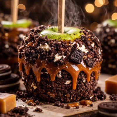 Image of Oreo Caramel Dipped Apples