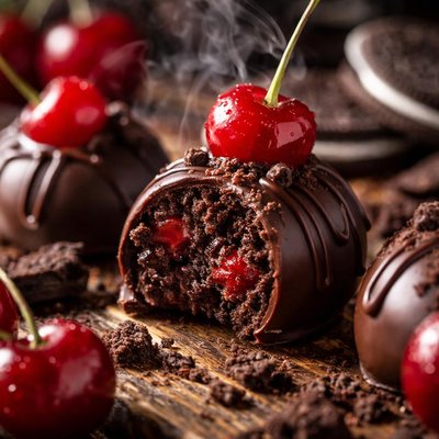 Image of Oreo Cherry Truffles