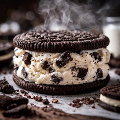 Image of Vegan Oreo Ice Cream Sandwich