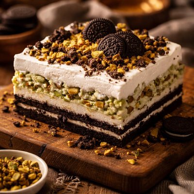 Image of Oreo Pistachio Dessert