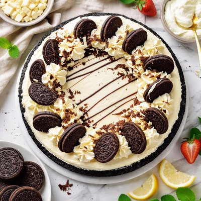 Image of Oreo White Chocolate Mousse Cake