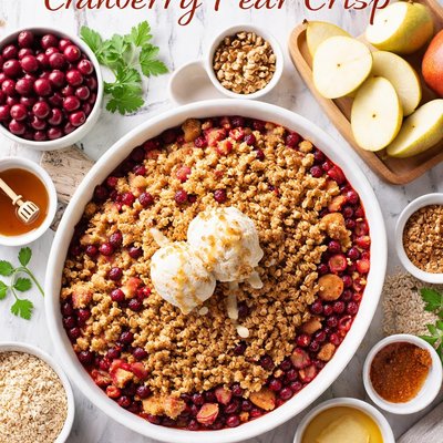 Image of Orgasmic Cranberry Pear Crisp