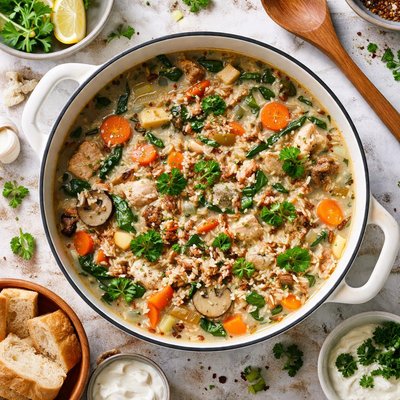 Image of Oriental Chicken N Wild Rice Soup