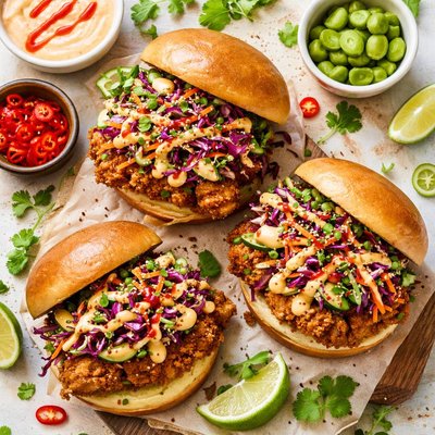 Image of Oriental Crunch Burgers