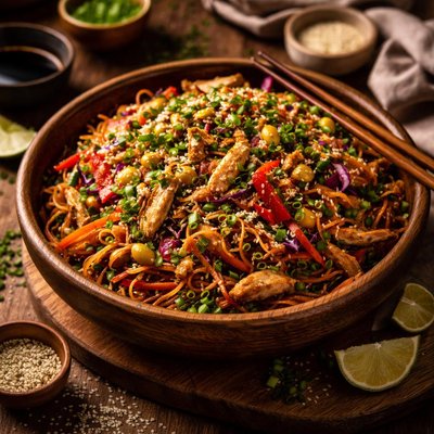 Image of Oriental Fried Noodle Salad