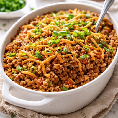 Image of Oriental Hamburger Casserole