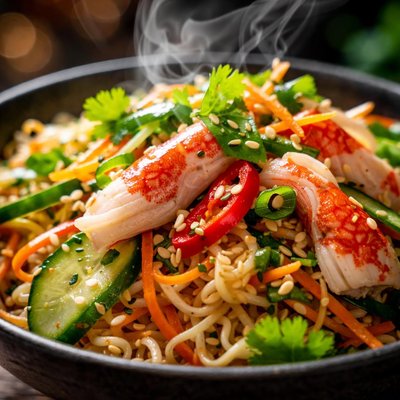 Image of Oriental Noodle Crab Salad