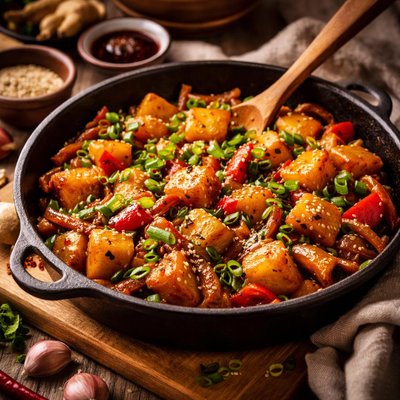 Image of Oriental Pumpkin Stir Fry