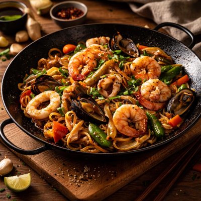Image of Oriental Seafood Stir Fry