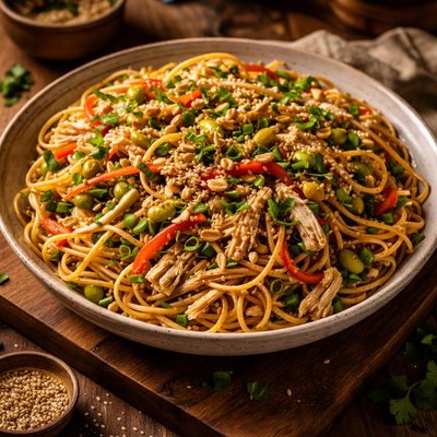 Image of Oriental Spaghetti Salad