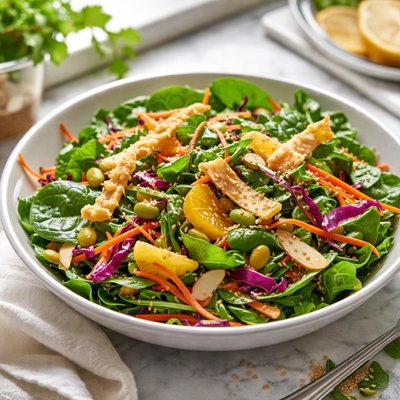 Oriental Spinach Salad Recipe