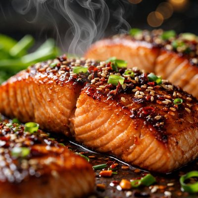 Image of Oriental Style Salmon Fillets
