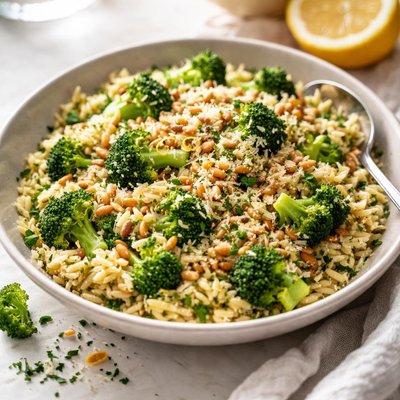 Image of Orzo and Broccoli Pilaf