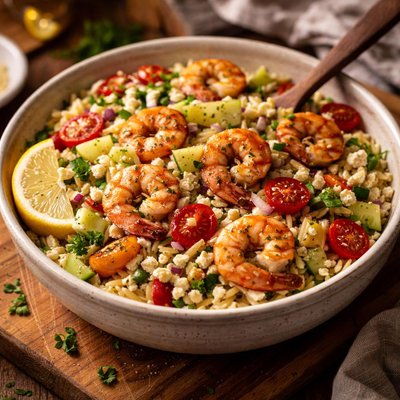Image of Orzo Shrimp Salad