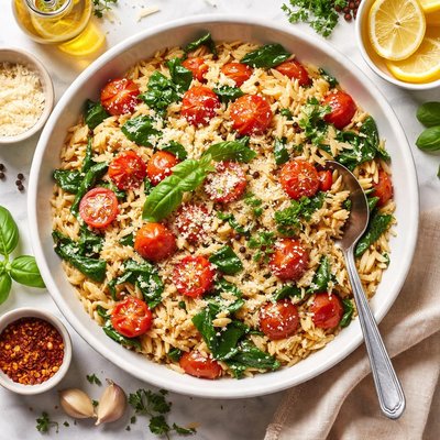 Image of Orzo with Parmesan Cheese