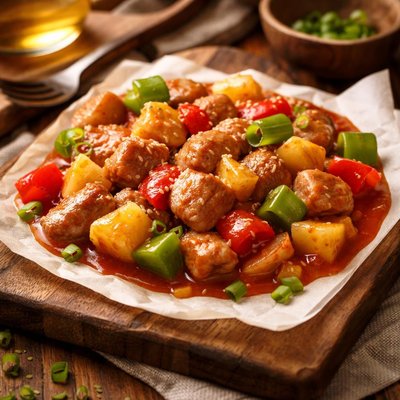 Image of Our Favorite Lower Fat Sweet Sour Pork