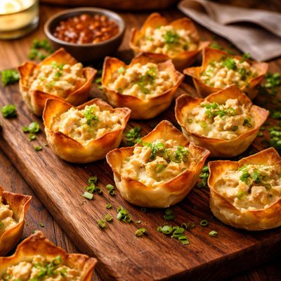 Image of Our Thanksgiving Treat Baked Crab Rangoon