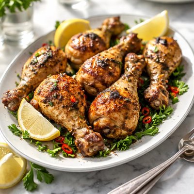Image of Keto Oven-Baked Drumstick Chicken