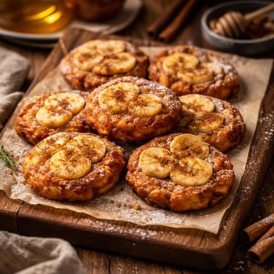 Image of Oven Baked Banana Fritters