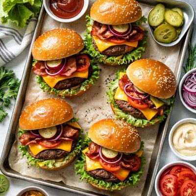 Image of Oven Baked Burgers