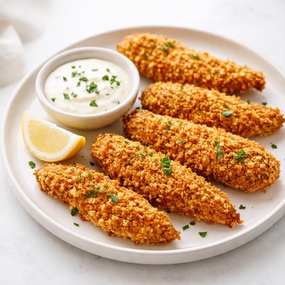 Image of Oven Baked Cheez It Chicken Tenders